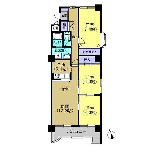 エスポワール林の間取り