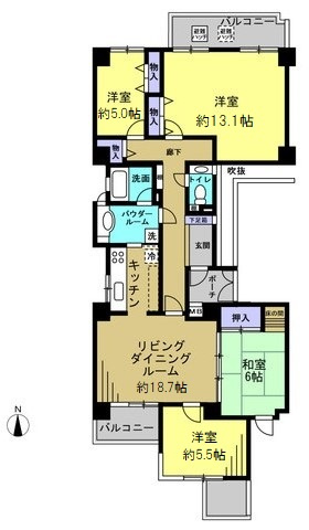 アルファガーデン桜町の間取り