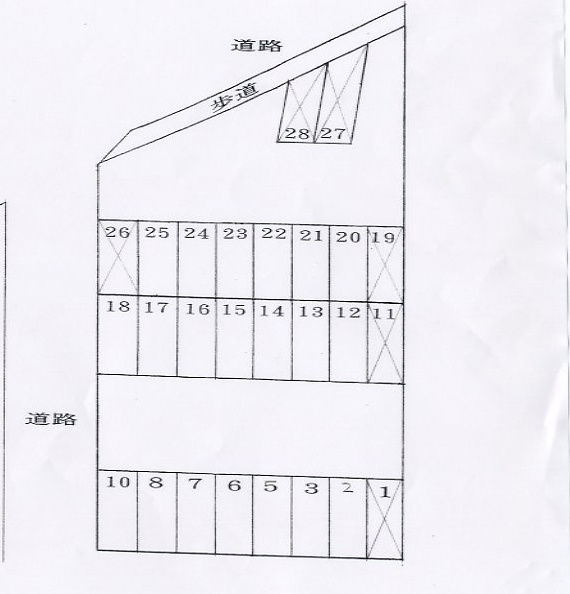 櫻井駐車場の間取り|間取り図になります。