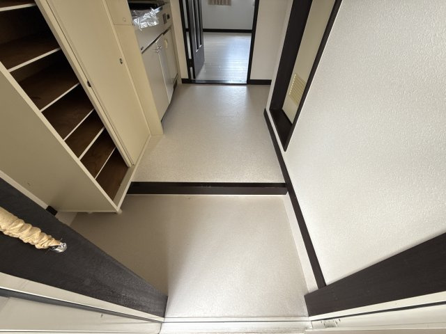 サンハイツ八代の玄関