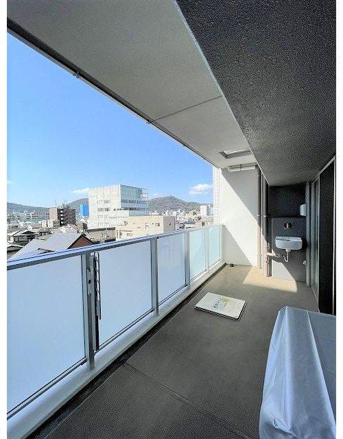 アルファステイツ錦町のバルコニー