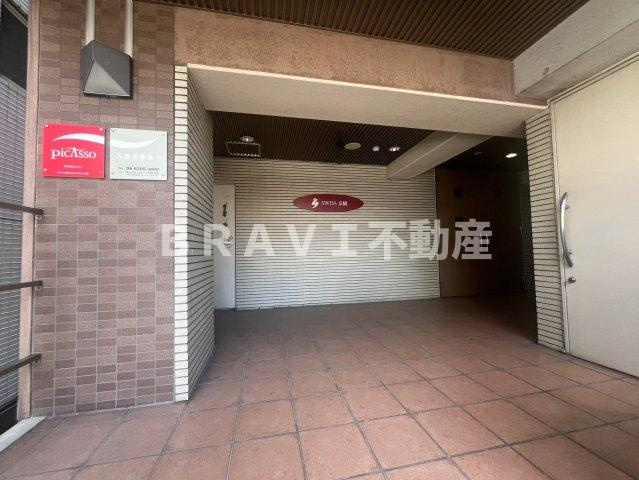SWISS京橋のエントランス|清潔なエントランスです