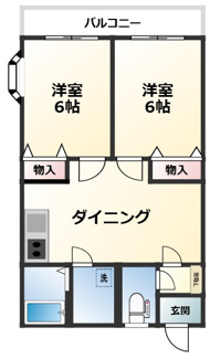 【間取り】 | グレイス稲城