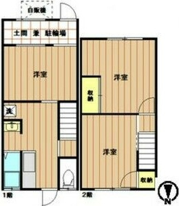 寝屋川市寿町貸家の間取り