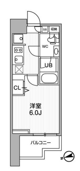 【間取り】 | ＡＬＴＥＲＮＡ南大井 | 間取り図
