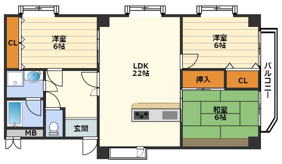 TSUSHIMAの間取り