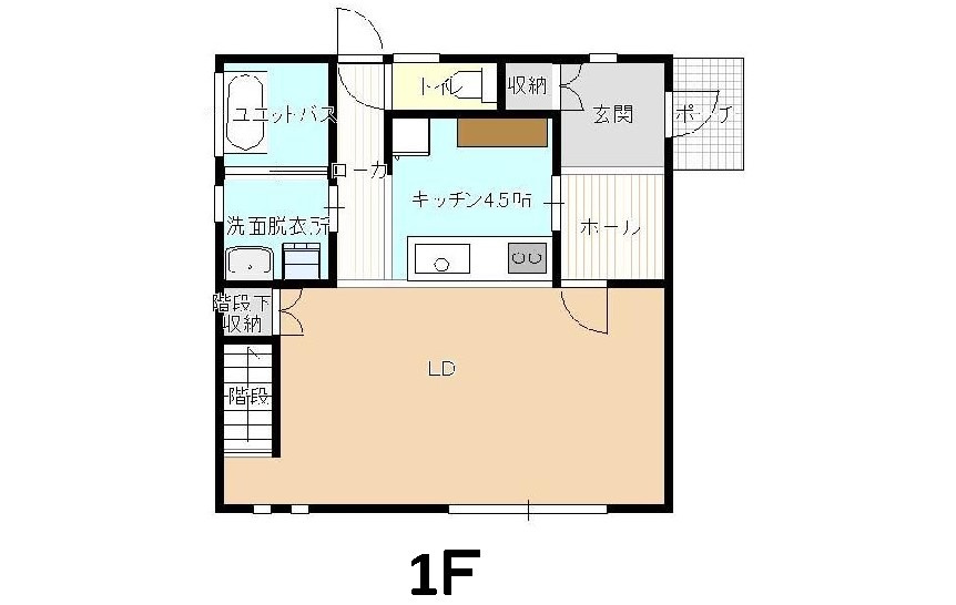 都賀町合戦場　中古戸建の間取り