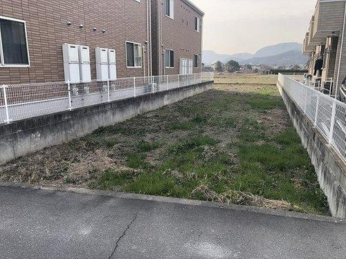 檀紙町　土地の前面道路含む現地写真