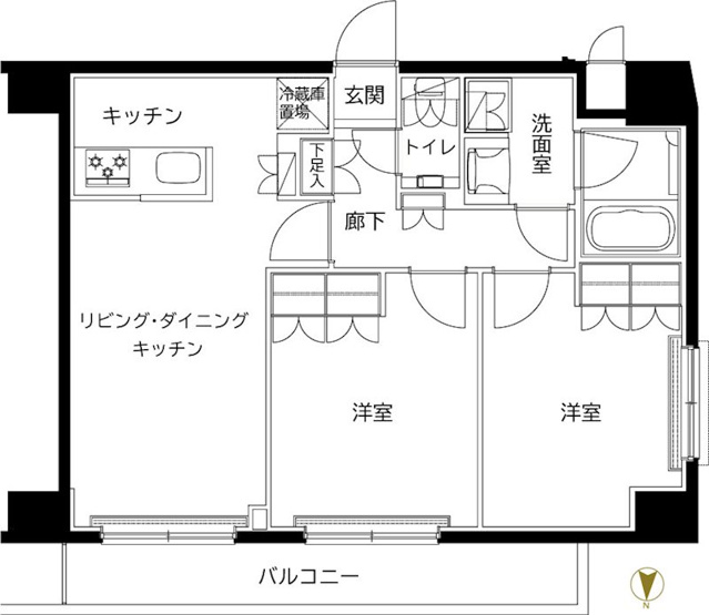 【間取り】 | ルーブル東武練馬弐番館