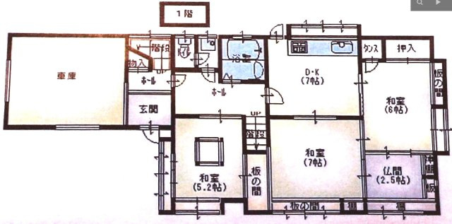 八戸市根城六丁目の間取り