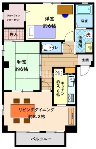 フォブール泉川の間取り