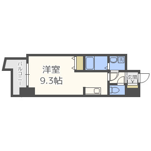 ADWResidence松屋町の間取り