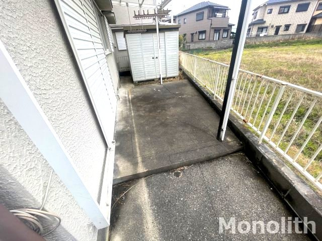 阪南市自然田戸建ての庭