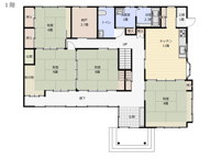 米沢市西大通１丁目　二階建て中古住宅の画像