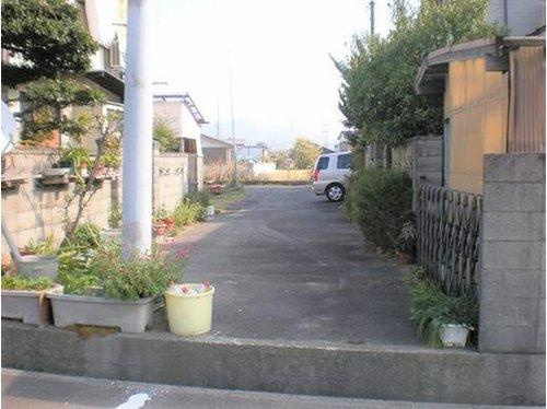 元山町土地の前面道路含む現地写真