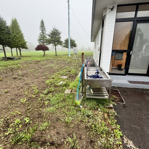 登別市千歳町53-14戸建の庭