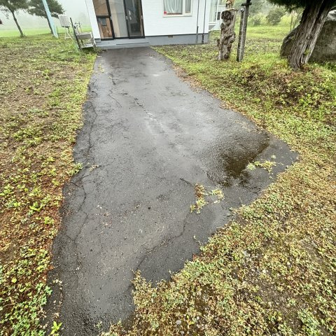 登別市千歳町53-14戸建の庭