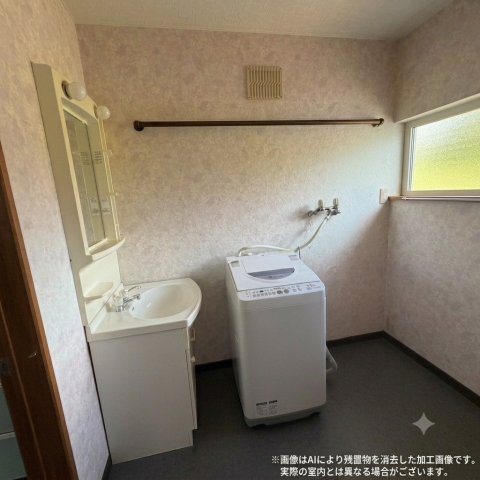 登別市千歳町53-14戸建の洗面所