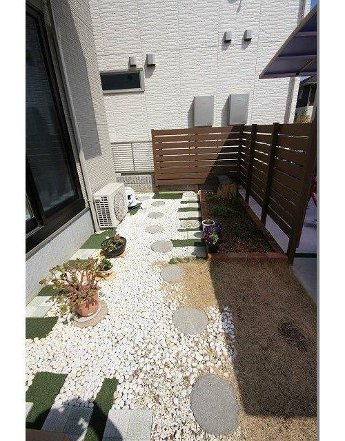 上林町　戸建の庭|ちょっとしたガーデニングなど趣味を楽しんで頂けるスペースもあります。