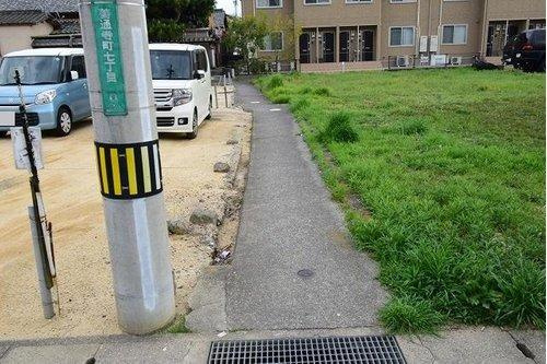 善通寺町七丁目　土地のその他|敷地西側の農道です