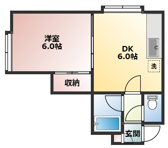 【間取り】 | 【CP対象】フロスティ川沿B | 間取りです