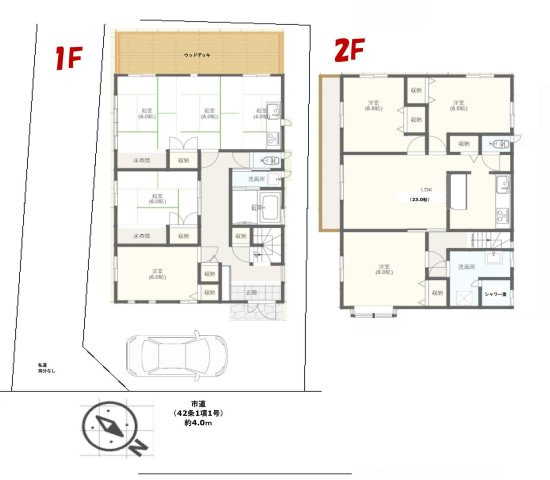 【間取り】 | 4人又は5人の家族が暮らすには、中古戸建は最も手ごろな価格の物件です。家族団らんの場としてゆったりとしたリビングルームがあり、5部屋あることで、家族それぞれが自分の部屋を持てることが特徴です。