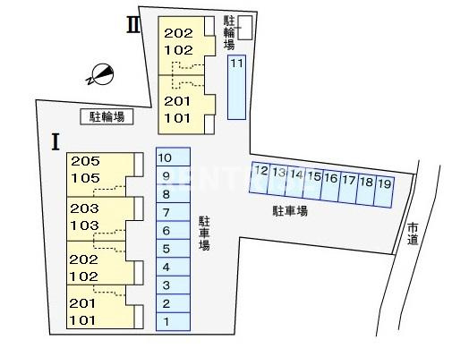 ファミール・Ｋ　参番館Ⅱの駐車場|駐車場