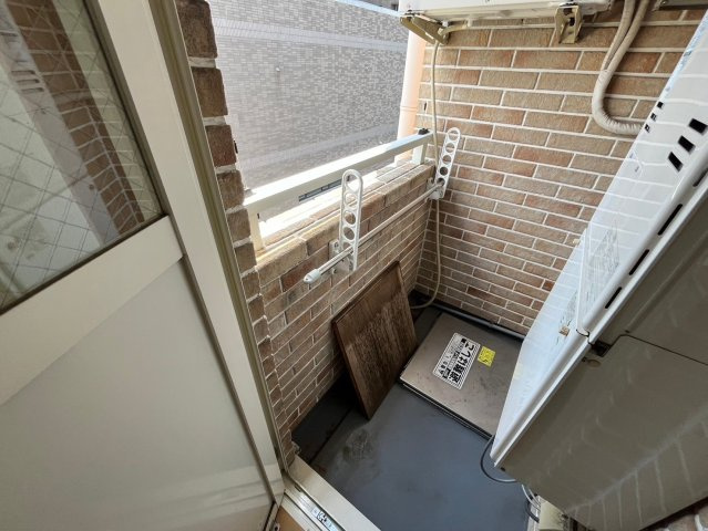 岩崎館のバルコニー