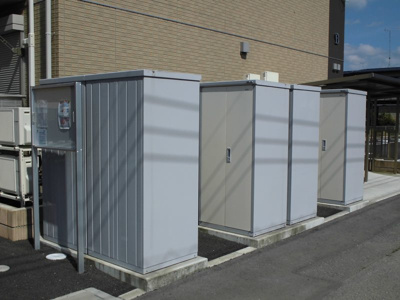 【収納】 | リェスソーンチェB | 専用の外物置付き