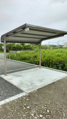 【外観パース】 | ペット可　グリーン・ナミエⅡ | 駐輪場