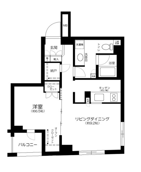 【間取り】 | プラウド ジェム市ヶ谷