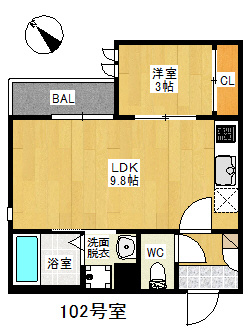 【間取り】 | GRANDTIC VILLA姪浜　★プライスホームなら仲介手数料0円です★