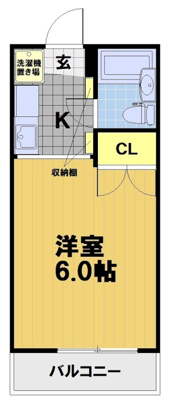 MOUNTAIN（旧ハイツMountain）の間取り