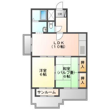 シャトレーしょうこうの間取り