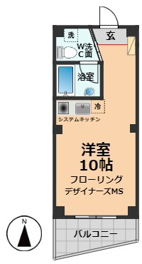 【間取り】 | ニュープライム永福マンション
