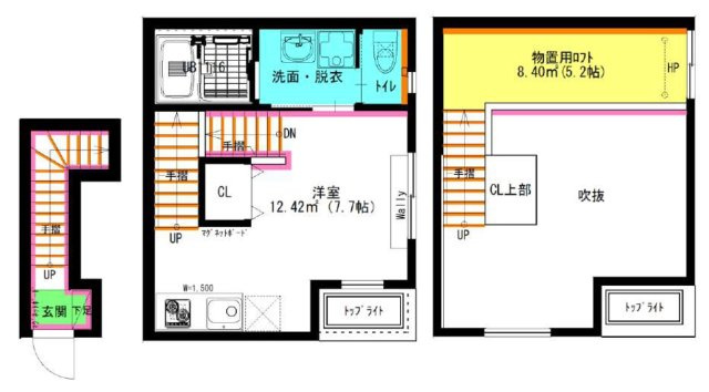 【間取り】 | Thyme one【名古屋市賃貸・デザイナーズ】