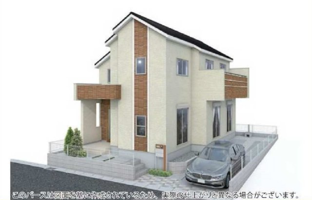 【横浜市瀬谷区阿久和西3丁目20-9新築戸建て】★仲介手数料無料★（原小学校・原中学校）の外観パース