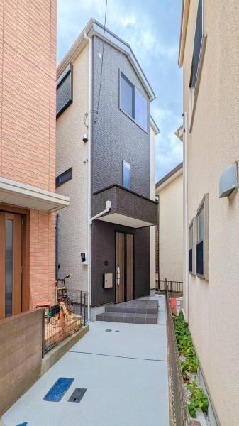 横浜市都筑区佐江戸町の新築一戸建の外観|閑静な住宅地でゆったりとお過ごし頂けます。
お気軽にお問合せ下さい！