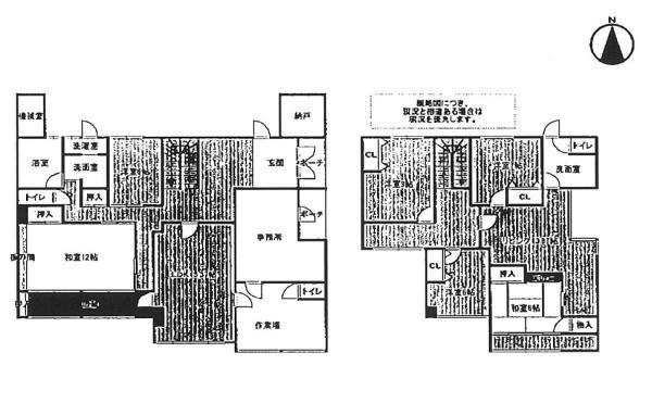 和歌山市中島　中古戸建の間取り