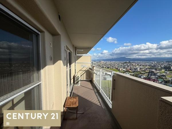 サンライズマンション岩出7のバルコニー