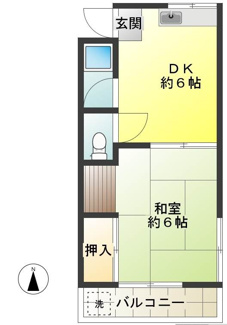 【間取り】 | 追川ハイツ