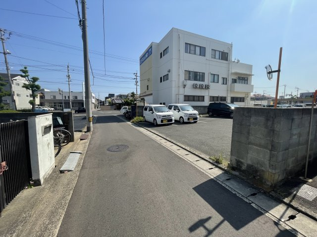 今里町　土地の前面道路含む現地写真