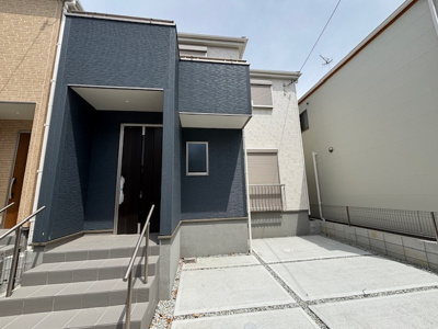 【外観】 | 神戸市垂水区塩屋町6丁目　新築戸建2号棟　仲介手数料無料！ | 外はこのようになっています