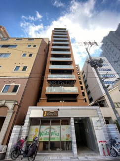 【外観】 | 街並みに溶け込んだスタイリッシュな外観のマンションです☆