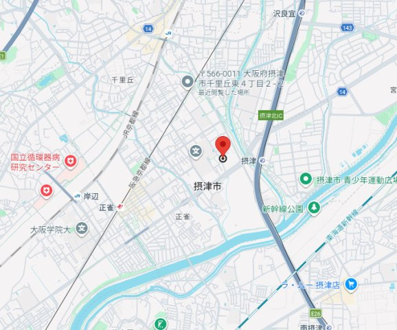 クリエイト三島の地図