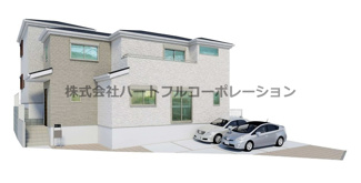 【外観パース】 | 垂水区塩屋町6　新築2号棟　仲介手数料無料！