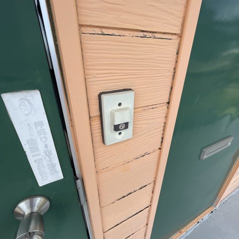 川浪荘の玄関