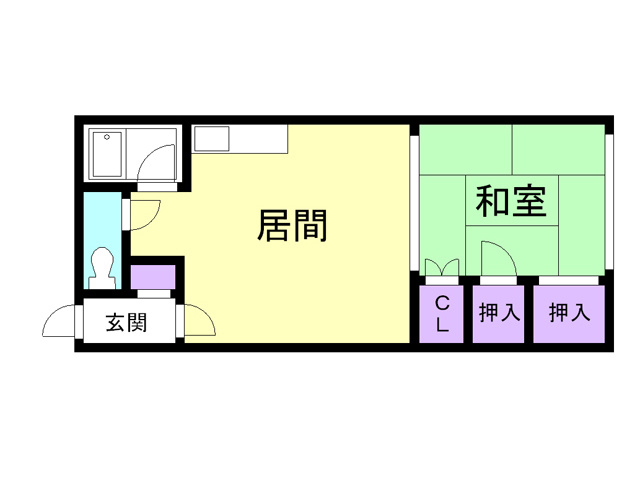 川浪荘の間取り