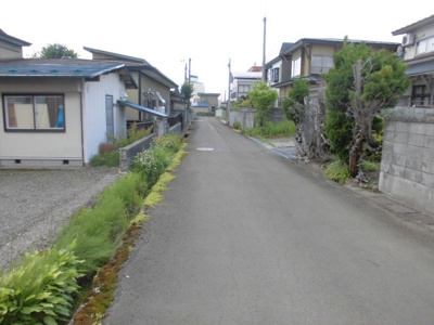 【前面道路含む現地写真】 | 大館市字金坂・土地