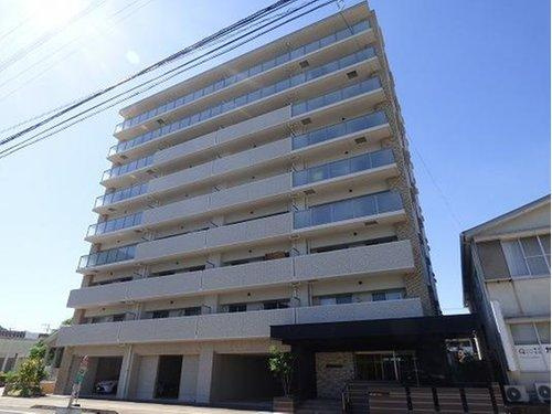 アルファスマート川内IIの外観|2018年築、全室南東向きのマンションです。